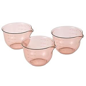 Shimomura Kihan 39401 Bowl, Made in Tsubame Sanjo Japan, Microwave Safe, Heat-Resistant, Scale, Spout, Small Amount Storage, 8.1 fl oz (240 ml), A Set of 3