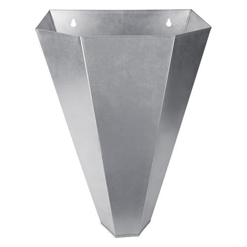 Cono de retención de metal galvanizado para inmovilizar pavos grandes 2
