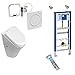 Produktbild Geberit DuofixBasic Urinal Universal, Komplett-Set, Roca Nexo Urinal