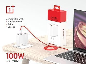 Image of Original SUPERVOOC 100W Dual Ports Power Adapter White Compatible with 12,12R,11,11R,10 Pro,10R,10,9Pro,9,9R,9RT Nord CE (DEC134)