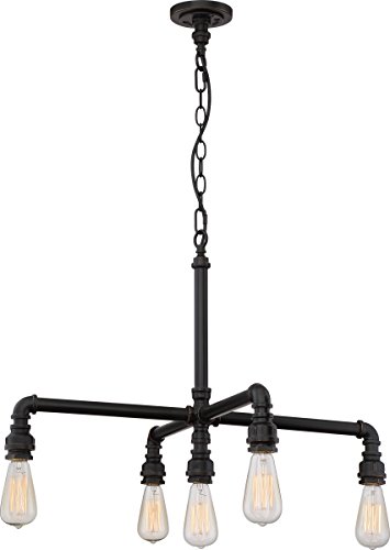 Image of Nuvo Lighting 60 /5795 Five Light Hanging Fixture Nuvo, Industrial Bronze