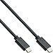 Produktbild InLine USB 3.2 Gen.2 Kabel, USB Typ-C Stecker/Stecker, schwarz, 0,5m, 35706A