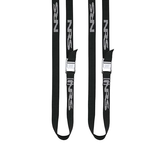 NRS 1\" Heavy Duty Tie Down Strap – 2 Pack | Cargo Roof Rack Strap for Vehicle, Trailer, Kayak, Moving | 500 lbs. Working Load | 1,500 lbs Breaking Strength - Thumbnail 2