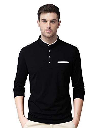 Image of EYEBOGLER Men's Solid Regular fit T-Shirt (T15 Black XL)
