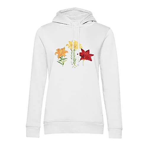 Sweat à capuche fleurs botaniques pour vos promenades d'automne