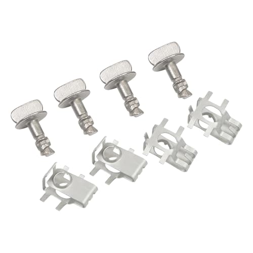 Milageto Engine Cover Retainers Thumb Pins Sturdy Modification Direct Replaces with Screws Nuts Retainers for W716006-s439