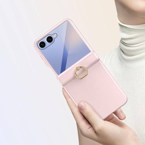 Coque Samsung Z Flip 8 haut de gamme avec anneau galvanisé vert - 6