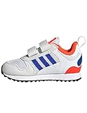 adidas zx 700 mens Suela de goma adidas ZX 700 HD CF I, Zapatillas de Gimnasio Unisex niños, FTWR White Bold Blue Solar Red, 21 EU