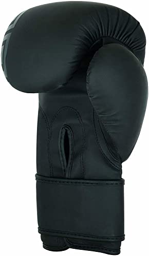 Rex Boxing Training Gloves Boxing Punching Gloves For Kids & Adult Pu Leather | Matte Black Glove For Sparring Kickboxing, Fighting (Matte Black, 12Oz) #TOP7