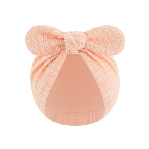 LIDHAY Newborn Baby Bow Knot Turban Hat Infant Hospital Hat Cotton Head Wrap Beanie Cap for Toddler Boys Girls 0-12 Months2