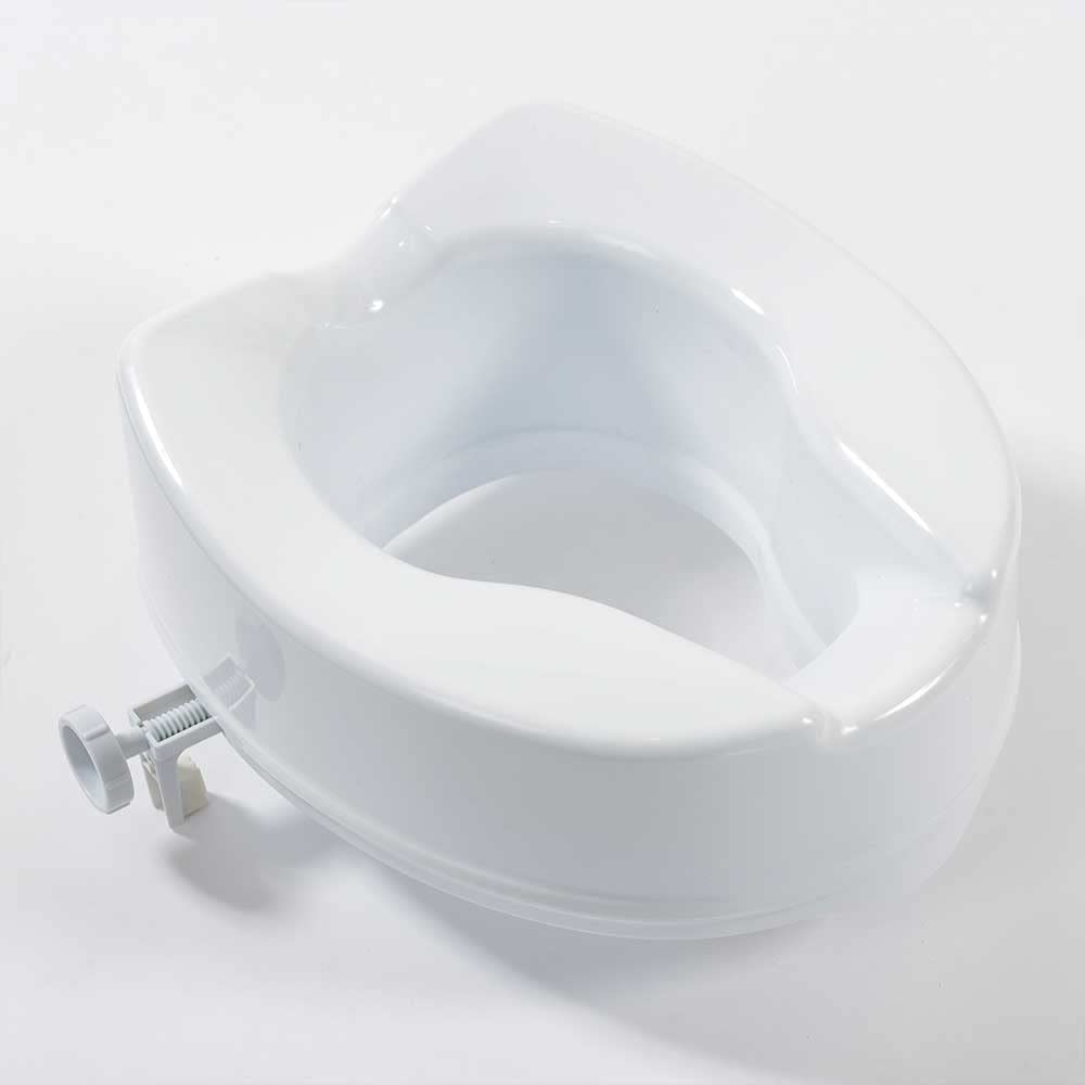 NRS Linton Plus Raised Toilet Seat - 6 Inch - White