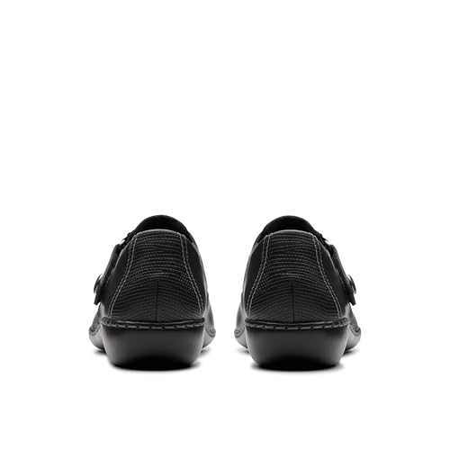 Clarks Clarks Collection Women's Ashland Gem Loafer, Black Leather, 9 Medium US