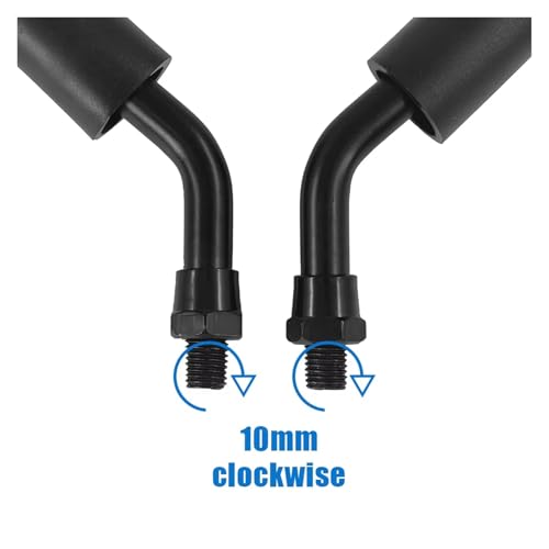 Espejos retrovisores moto trail para viajes largos en ruta compatibles con BMW R1250GS y ADV 3