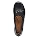 Clarks Black's Cora Charm Loafer, Black Leather, 7.5 Medium US