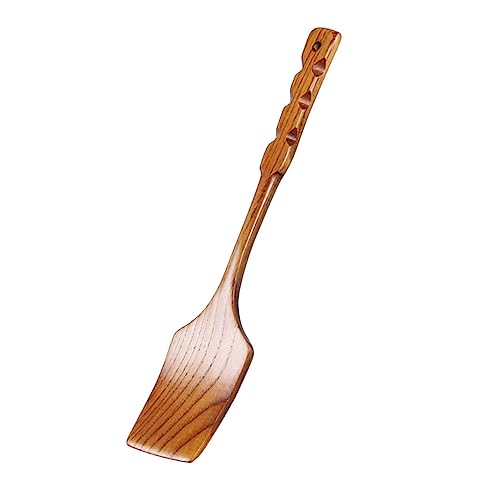 Pala for cavar, Pala de Madera for jardín, espátula de Madera Extra Larga for cocinar, Pala de Madera Natural, Herramienta de Cocina Antiadherente for cocinar.