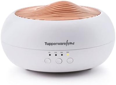Difusor ultrasónico Tupperware Tupperware con cambio de color y control de humedad. Acabado de madera para aromaterapia con niebla sónico