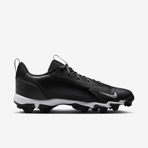 Nike Force Trout 9 Keystone Baseball Cleats (FB9728-003, Black/Anthracite/White/Metallic Silver) Size 6.53