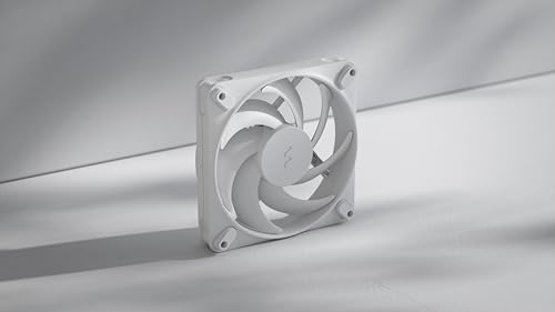 Image of Fractal Design Momentum 12 - Silent PC Case Fan - 120 mm - Liquid Crystal Polymer LCP Blades - FDB Fluid Dynamic Bearing - PWM Control - Cooling Performance - Powerful Airflow - White