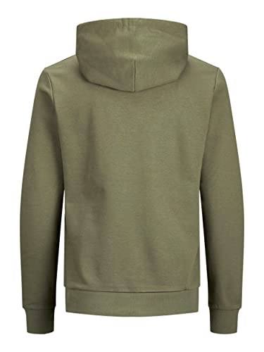 JACK & JONES Herren JJECORP Old Logo Sweat Hood, Dusty Olive/REG FIT, XS – Ansicht 6