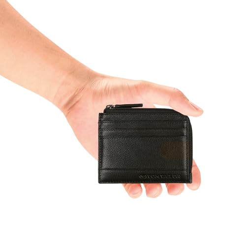 TOM TAILOR Bela Men's Credit Card Holder RFID Leather Small Black, black, S3