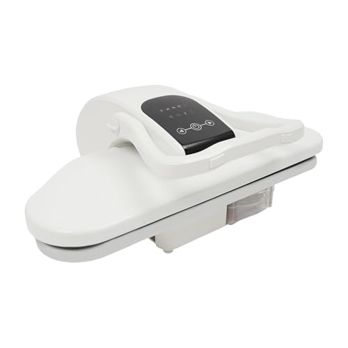 36\" Large Steam Iron Press with LED Touch Screen, 1600W 110V Steam Digital Iron Press, 5 Fabric Settings, 194-392 °F Temperature Adjustment (26inch White) - Thumbnail 6