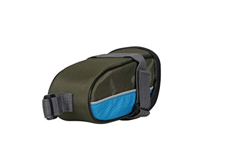 Bicicleta bolsa de sillín con batería LED y control remoto precaución LED modo de señales de giro (4)