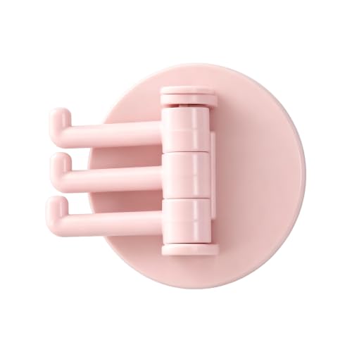 No-Drill Rotatable 3-Prong Wall Hook for Home - image 1