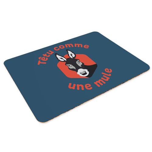 Dessous en liège napperons bleu grand format pour table propre sans taches - 3