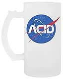 Impreso en la UE Acid vs Nasa Vidrio Cerveza Taza Glass Beer Mug Cup