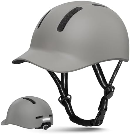 Shinmax Capacete de bicicleta – Boné de beisebol leve ajustável e...