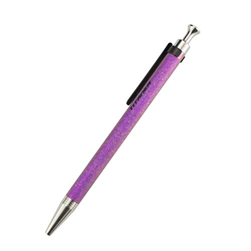 Stylo à bille en titane violet ultra léger avec clip de poche haut de gamme EDC