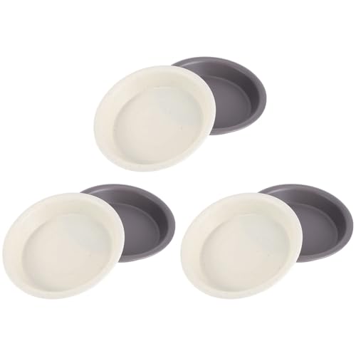 IMIKEYA 6個 加厚プラスチック製鉢底トレイ 大型多肉植物用 水漏れ防止 耐久性抜群 床や家具を守るおしゃれな植木鉢受け皿