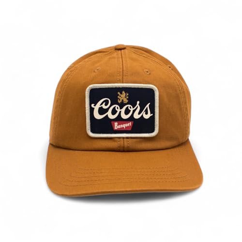 Image of AMERICAN NEEDLE Coors Banquet Beer Patch Unisex Adjustable Buckle Strap Baseball Hat