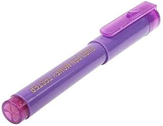 Caneta Detector Notas Dinheiro Falso 2 Em 1 Luz Uv Marcador De Cédula