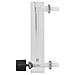 Gas Flow Meter with Control Valve 2-20 LPM Transparent Air Oxygen Flowmeter for Industrial and Laboratory Use