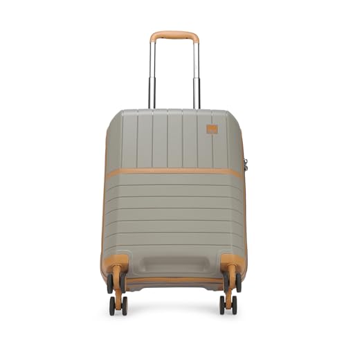Image of VIP Classic Cabin-56 cm Small 8 Wheels Trolley Bag | Hard Luggage for Travel | 5 Years International Warranty (Grey)
