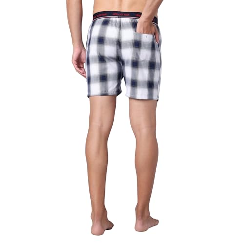 Image of Urban Scottish Men's Boxer | 100% Cotton | Regular Fit, Mid-Rise | Printed, Outer Elastic