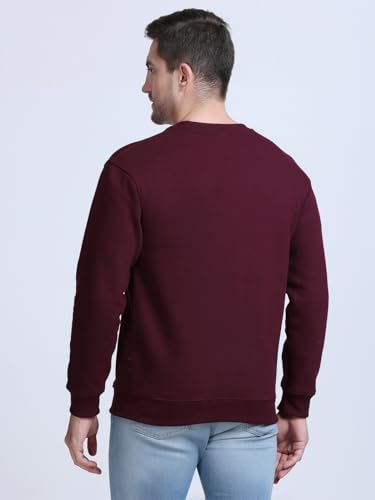 Image of SPUNN Men's Cotton Round Neck Full Sleeves Sweatshirt.