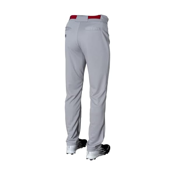 Rawlings Men's Semi-Relaxed Pants, Large, Blue/Grey - Image 5