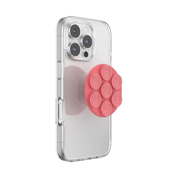 Image of PopSockets PopTop, Adhesive Phone Grip with Swappable Top, Pink - Pink
