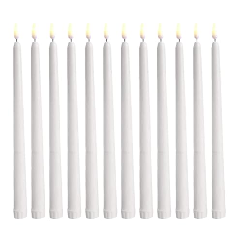 Velas LED sin Llama MAGICLULU 12 piezas efecto simulado plástico ligero Halloween