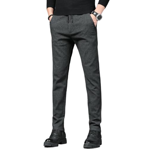 Pantalon automne hiver homme en coton brossé premium et finitions soignées