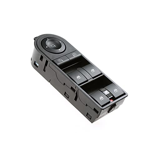 SISS Interruptor elevalunas 13228877 para Astra H 2004-2014, Zafira B 2005-2015, Opel 6240447 lado del conductor Cover