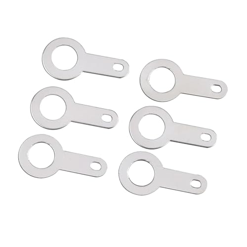 Capocorda per saldatura a testa singola Capocorda per saldatura a testa singola rondella terminale saldatura in rame per PCB M2.2-M8.2, 20 pezzi