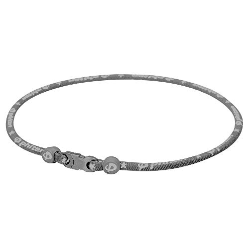 Phiten Classic Necklace, Grey, 22