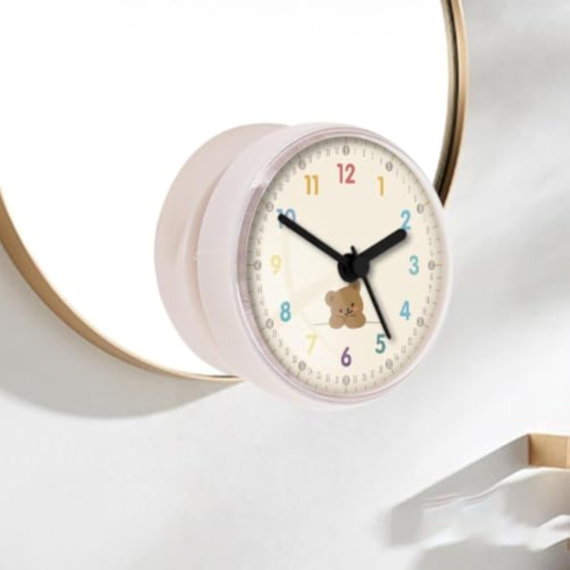 Shower Clock Compact Modern Adorable with Suction Cup