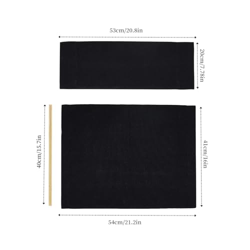 Director Chair Replacement Canvas Fabric Seat Cover Foldable Director’s Chair Cover Kit Black | 21.2