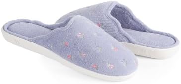 isotoner Women's Embroidery Slip on Slipper