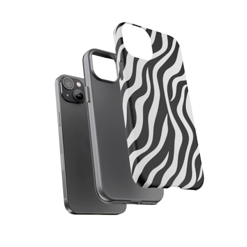 Coque rigide mate iPhone 14 Plus zébré évite traces doigts et rayures
