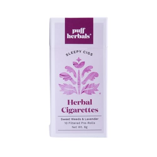 Sleepy Herbal Cigarettes | Tobacco-Free, Nicotine-Free | Lavender
